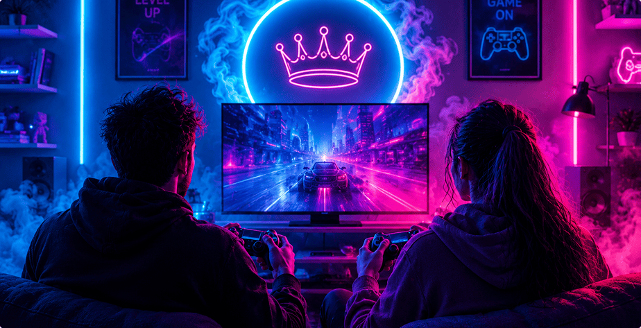 Illustrazione editoriale sulle nuove tecnologie di gioco
